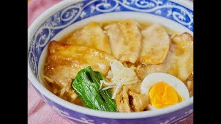 インスタント醤油ラーメンの作り方　How to make Maruchan's soy sauce ramen noodles