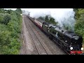 34046 as 34052 at haresfield with the outward the cathedrals express 28 07 16