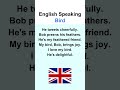 english speaking bird