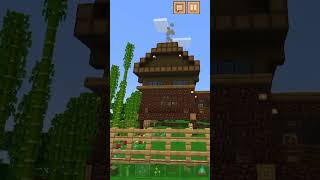wooden house in minecraft
