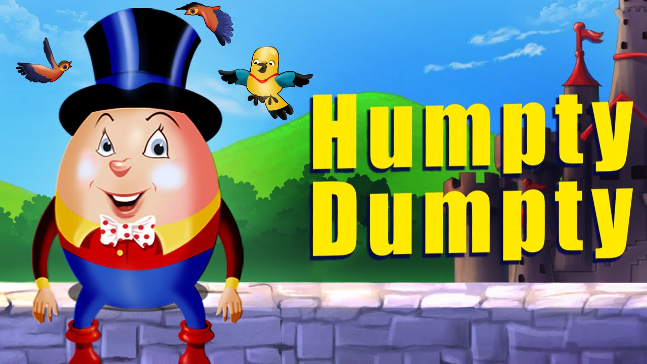 Humpty Dumpty Sat On A Wall | Nursery Rhyme With Lyrics | Children ...