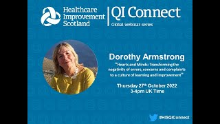 QI Connect with Dorothy Armstrong, Thursday 27th October 2022