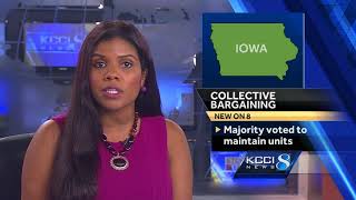 Members of 13 Iowa bargaining units vote to keep union ties