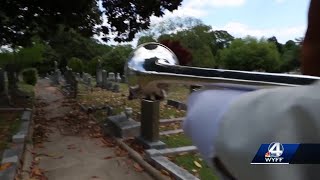 Bugler steps up to fill gap at graveside services of veterans amid pandemic