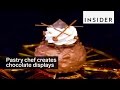 This pastry chef creates beautiful chocolate displays