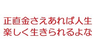 【なんJ】正直金さえあれば人生楽しく生きられるよな