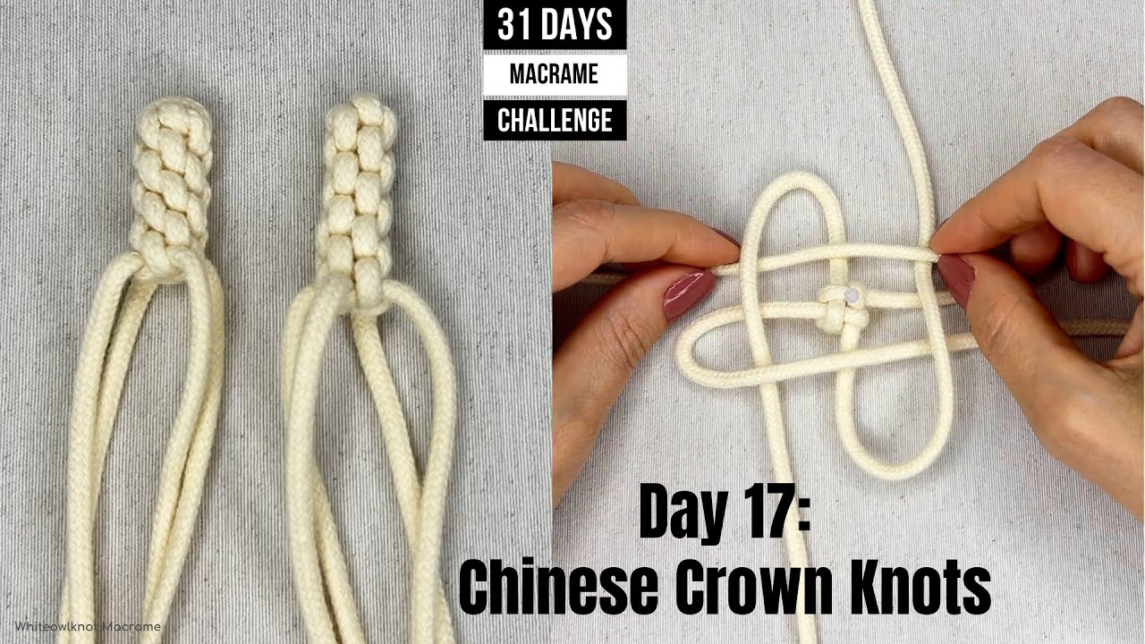 Macrame Chinese Crown Knot At Rebecca Patrick Blog