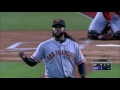 sf@ari greinke belts a double flips his bat