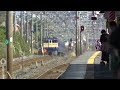 ブルトレ親子体験号　大磯駅通過（貨物線）　ef65 501 24系 ef65 1115