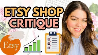 Etsy Shop Critique | Etsy SEO Tips | Etsy Helper