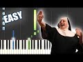 I Will Follow Him - Sister Act | EASY PIANO TUTORIAL + SHEET MUSIC by Betacustic