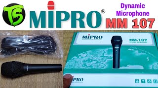 Mipro MM107 Dynamic Microphone Unboxing \u0026 Testing in #Hindi/ मिप्रो एमएम १०७ माइक्रोफोन की उनबॉक्सिं