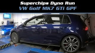 Superchips Dyno Run - Volkswagen Golf Mk7 II 2.0 TSI GTI Performance (245PS) GPF