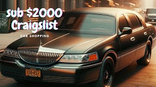 Craigslist Car Shopping Under $2000: Finding Hidden Gems or Junkyard Fodder?