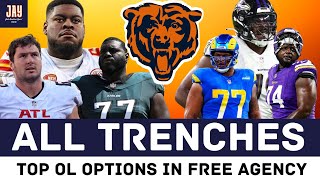 Bears TOP FREE AGENT O-lineman in 2025. Trey Smith, Drew Dalman, and more! Bears News \u0026 Updates