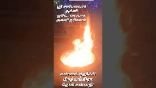 அதிபயங்கர சக்தி வாய்ந்த ஸ்ரீ சரபேஸ்வரர் அக்னி ஜ்வாலையாக ஸ்ரீ உக்ர பிரத்யங்கிரா தேவி சன்னதி