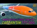 Captain Sim 777-300 Model Details - First Take-Off FS2020 4K