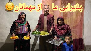 مادرجان و عروسش مهمان داشتند| خوش آمدید عزیزان به خانه ما 🥰