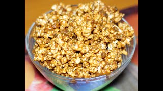 How To Make Sweet Caramel Popcorn at Home/Movie Theater Best Popcorn Recipe