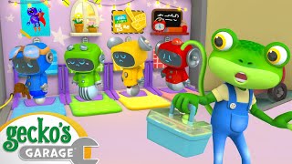 Gecko's Garage - Bedtime for the Sleepy mechanicals | Cartoons For Kids | Toddler Fun Learning