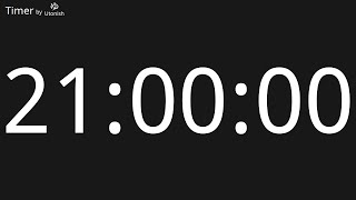 21 Hour Countup Timer