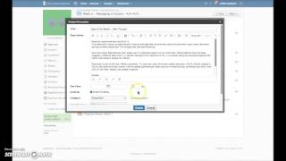 Schoology Create Discussion