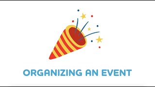 How to Organise an Event