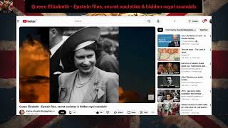 Queen Elizabeth Epstein files, secret societies & hidden royal scandals #uk #trending #news #nwo