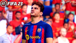 FIFA 23 - Barcelona Vs Roma Ft. Lewandowski, Griezmann, Coutinho, | Gameplay & Full match