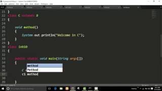 Dynamic Method Dispatch : Solution 4 Override Method in Java Program