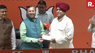 A Day Ahead Of Lok Sabha Polls, Kirori Singh Bainsla Joins Bharatiya Janata Party