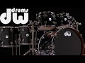 DW Collector's 7pc Maple/Mahogany Shell Pack - Piano Black Lacquer