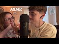 My boyfriend tries ASMR for the first time