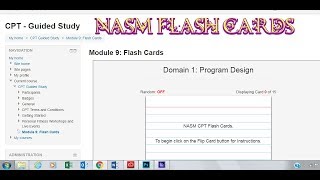 NASM Module 9 Flash Cards