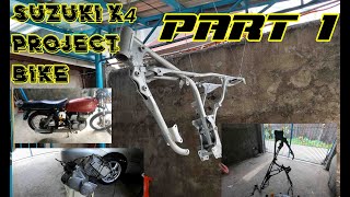 Suzuki X4 125 Project Bike | Disassembly And Repaint | Part 1.