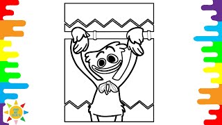 Huggy Wuggy Coloring Pages | HUGGY Coloring | Shiah Maisel & ESAI - Away From Me