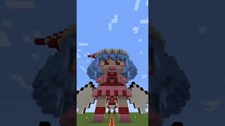 #Shorts #Minecraft 東方紅魔郷キャラをマイクラで並べてみた。