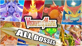 All Bosses - Visions of Mana - All Boss Fights