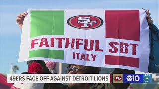 SF 49ers vs Detroit Lions: The Faithful get hyped for football clash