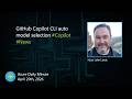GitHub Copilot CLI auto model selection ... - Azure Daily Minute Podcast - 20-APR-2026