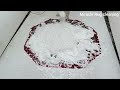 hard washing of the iranian 6 sided red carpet very beautiful and satisfactory relax asmr