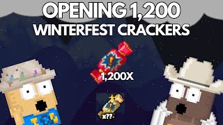 OPENING 1,200 WINTERFEST CRACKER IN GROWTOPIA