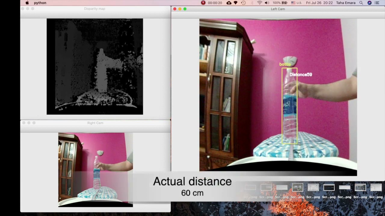 Object Detection Along With Distance Measurement - YouTube