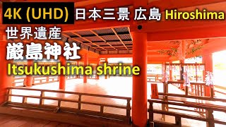 【4K】広島 世界遺産 嚴島神社 Hiroshima world Heritage Itsukushima Shrine