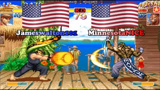 Super Street Fighter 2 Turbo ➤ Jameswalton101 (Usa) vs MinnesotaNICE (Usa) 슈퍼 스트리트 파이터 2 터보