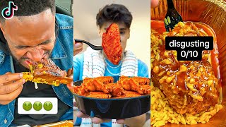 I ate at TikTok's WORST RATED Restaurants In NYC For a Day
