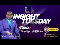 REV. GITAHI DANIEL - DONHOLM CFF || INSIGHT TUESDAY - TOPIC: 9 TYPES OF AFFLICTION || 8TH NOV, 2022