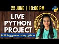 Live Python coding project  | Python live project for practice | Live coding data science | python