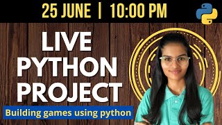 Live Python coding project | Python live project for practice | Live coding data science | python