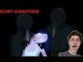 Reacting To DISTURBING ANIMATIONS. IF you SEE her hang up. Scary Videos Part: 5